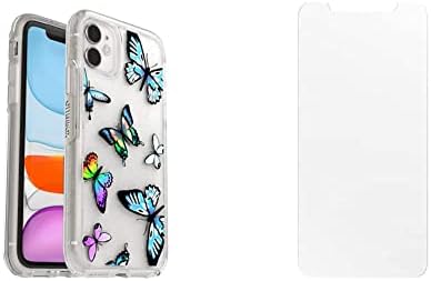 OtterBox Symmetry Clear Series Disney Case para iPhone 11 - Y2K Butterfly & Alpha Glass Series Protetor de tela para