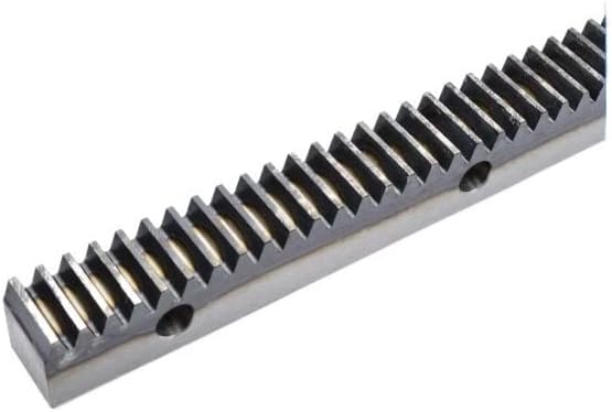 ZhengGuifang ZGF-BR 1PC 1,5m Rack de engrenagem/dentes retos Brilhamento de fixação lateral de aço de aço Harden+1pc 1,5m