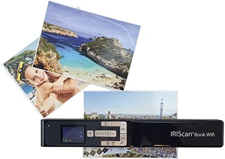 IRIS - Iriscan Book 5 Scanner de cores portátil I Dispositivo de varredura móvel I Rápido I Din A4 Eu digitalizo as páginas em