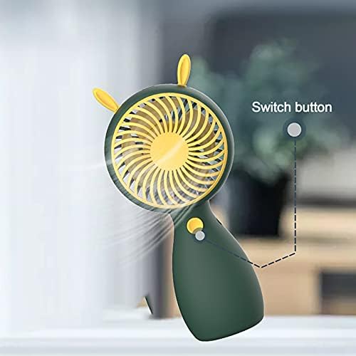 YHBM Handheld Small Fan Fan cordão portátil Mini Desktop Student Fan Charging Fan Outdoor Ventilateur Summer Summer