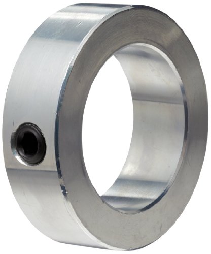 Colar de parafuso de aço de aço C-200 de metal clímax, aço banhado a zinco, tamanho de furo de 2 , 3 OD, com 1/2-13 x 1/2 parafuso