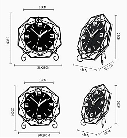 Relógios de mesa de Zsedp Design Desk Relógio Relógio para casa de decoração de sala de estar Presente