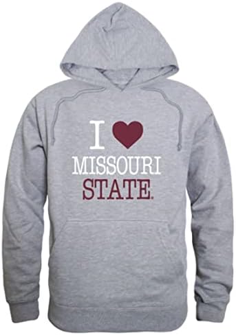 W República I Love Missouri State University Bears Fleece Hoodie Sweworkshirts