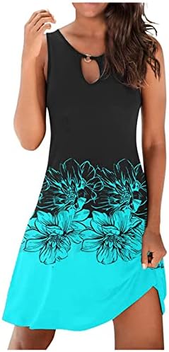 Vestidos de primavera de verão para mulheres 2023 ombro frio de um vestido de linha boho praia mini vestido casual floral sem