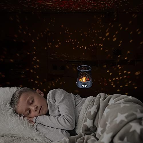 Artcreativity Star Light Light Lamp, 1PC, Projector de luz Galaxy com cores fascinantes, luz noturna única para quarto de crianças, projetor de galáxia operado por bateria para quarto ou sala de estar