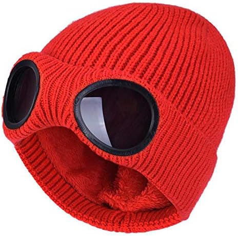 Gorro de malha feminina chapéu de acrílico e proteção de tricô de lã de lã de lã de lã para as orelhas de tampa de tacos de beisebol