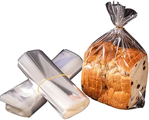Sacos de celofane de 100 PCs Clear bolsas de tratamento de fundo plano Alimentos Bolsas de biscoito seguras para