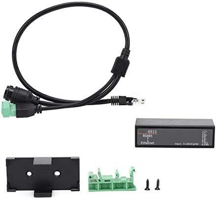 Walfront Serial Port Server HF7121 Serial Server RS485 para Ethernet DTU Mensagens de mensagem curta Módulo de comunicação 5-36VDC
