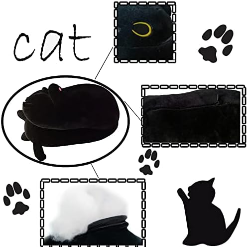 HandyToolinc Black Cat travesseiro macio luxuos