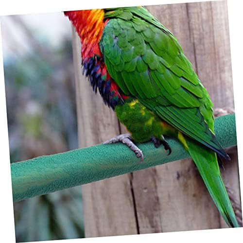 Hohopeti Toy Parrot 3pcs pássaro descanso suporte pássaro gaiola bobo bird gage acessórios de pássaros pássaro jogo stand stand