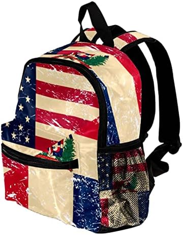 Mochila de viagem VBFOFBV, mochila de laptop para homens, mochila de moda, padrão de bandeira retro