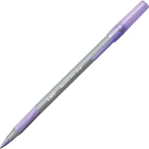 Média Ultra Round Stic Grip Ballpond Stick Pen, 12/pacote [conjunto de 3]