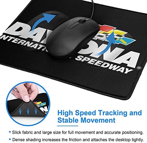 Ratrig Daytona International Speedway Mouse Pad, Acessórios para escritórios de laptop Pad mouse mouse mouse mouse mouse