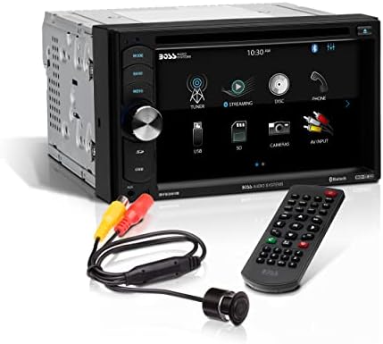 Sistemas de áudio -chefe BVB9351RC Sistema estéreo de carro - Din Din Din Din, Touchscreen, áudio Bluetooth de 6,2 polegadas,