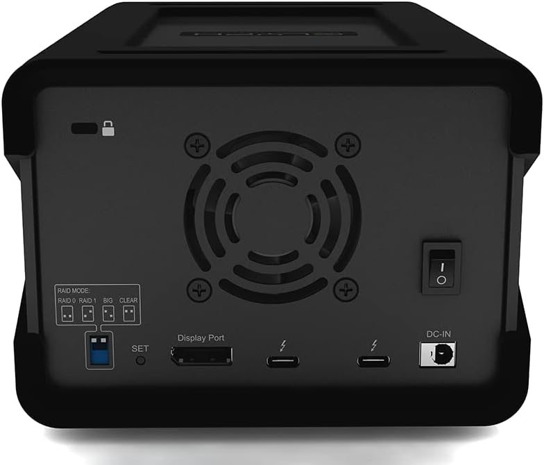 Tecnologias de produção de glifos Blackbox Pro Raid Thunderbolt 3, 16tb