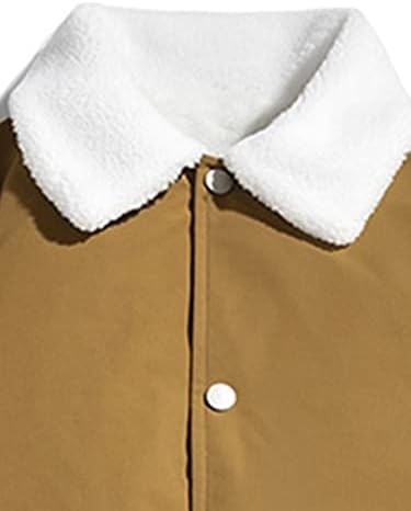 Jackets QYIQU para homens - homens Teddy forrava o casaco de inverno listrado