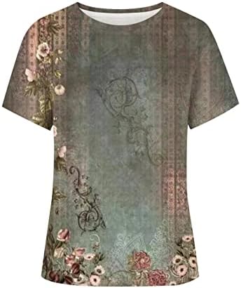 2023 BLUSA DE MANGA CORTA TOPS CAMISETA DE CUELLO REDONDO PARA MUJER CAMISETAS PLIEGUE PREMESO TELA DE MODA CAMISA