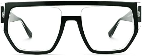 Vooglam Aviator Blue Light Blocking Glasses, Glasses Fashion Frame for Women Anti Eyestrain & UV