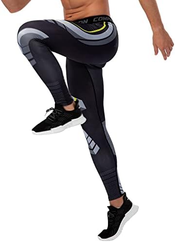 Mens Four Seasons Exercício simples Fitness Fitness Running Stretch Basketball Treinando calças de compressão Fitness