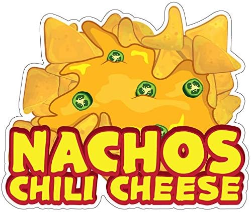 Sinalização Nachos Chili Cheese 12 Concessão Decal