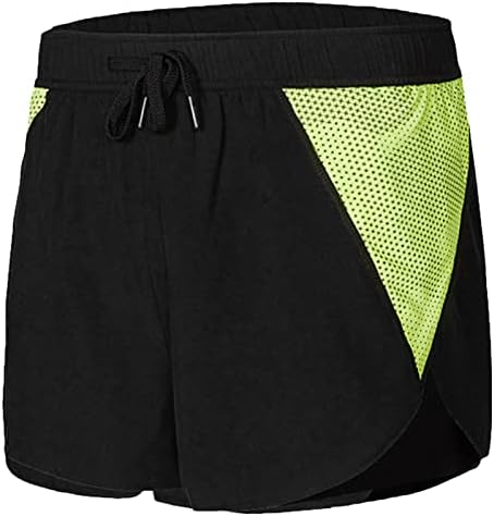 Homens mais tamanho respirável short rápido shorts de fitness maratona shorts de treino de jogging shorts esticados casuais