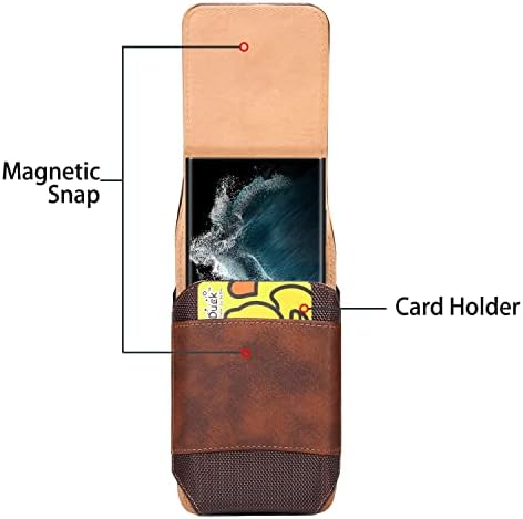 Caixa do coldre de telefone Caixa de bolsa de transporte com suporte de cartão Compatível com Sony Xperia10 Plus, 1, Pro, Premium