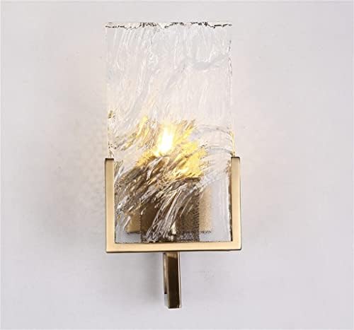 JHWSX Gold Crystal Wall Lamp Light para sala de estar Fundo de fundo banheiro luminárias internas Luminárias