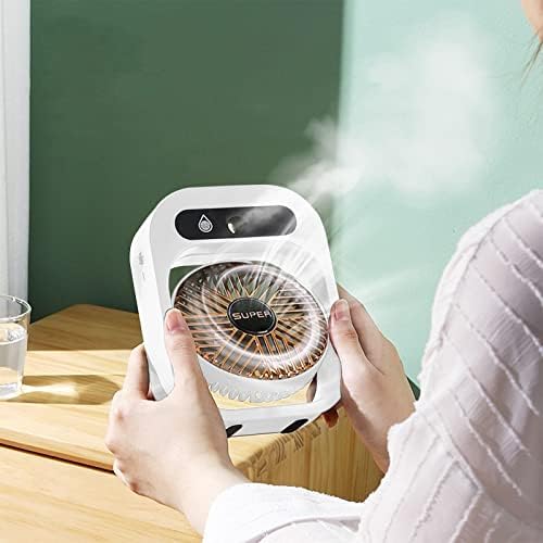 Ar condicionado portátil Mini ar condicionado pessoal carregável com 3 velocidades com umidificador para o quarto de escritório em casa