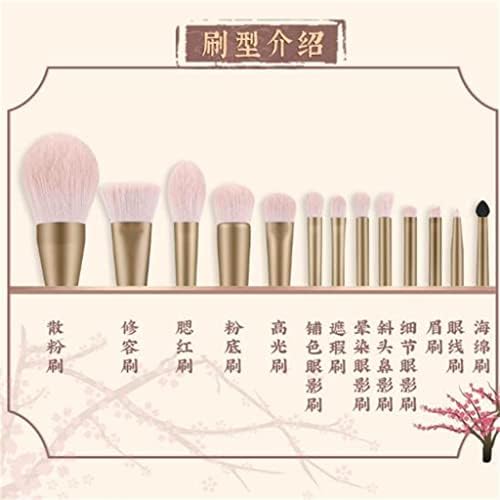 N/A Professional Makeup Brush Conjunto de equipamentos de beleza de escova pontilhada fácil de transportar (cor: a, tamanho