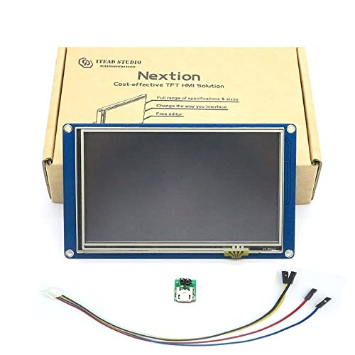Versão em inglês Nextion 5.0 HMI Intelligent Nextion Módulo LCD Display para Raspberry Pi Esp8266