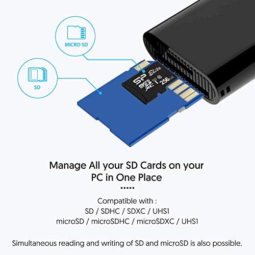 Silicon Power MicroSD 128GB com combinação de leitor de cartões USB