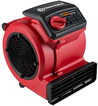 Vacmaster Red Edition AM201 1101 550 CFM Portátil Air Mover Floor and Carpet Secer para secagem e resfriamento