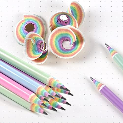 Lápis de ecotree 2 Lápis de HB Pré-encharcados Lápis Número 2 Lápis de arco-íris Rainbow Lápis reciclados ECO lápis com