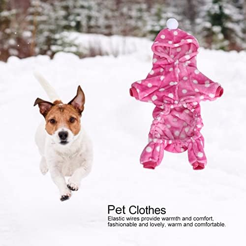 Roupas de cachorro, roupas de estimação para animais de estimação Pontar de animais de pijamas de pijamas com moletons para cães gatos