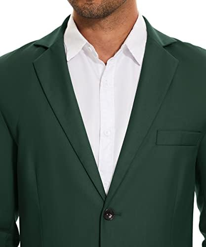 SYOT Mens Casual Blazer Fit Terno de dois botões Jackets