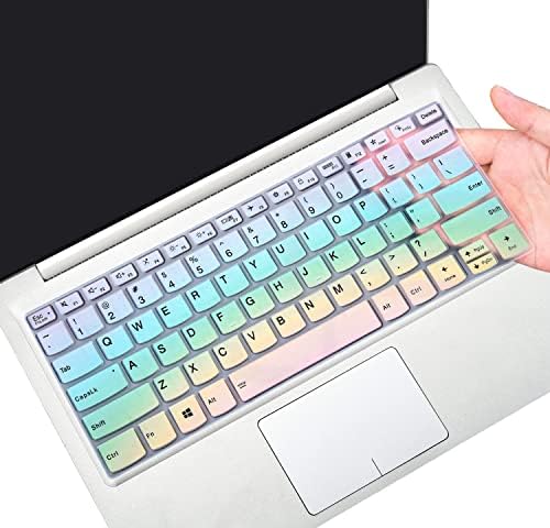 Capa de teclado de casebuy para Lenovo Flex 5 5i 14 , Ideapad Flex 5 14, Lenovo Yoga 5i 7i 9i 2-em-1 14, Ideapad Slim 5i 7i 14/Ideapad 5 Pro/5i Pro 14/ThinkBoil 14 G2 G3 Gen 14s Yoga Yoga G2 itl, ombre rosa