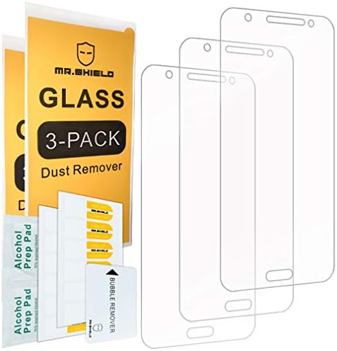 Mr.Shield [3-Pack] projetado para o protetor de tela Samsung Galaxy J7 Neo [vidro temperado] [vidro do Japão com dureza 9H] com substituição ao longo da vida
