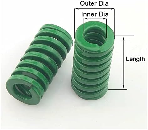 As molas de compressão são adequadas para a maioria dos reparos i 1 pedaço de diâmetro externo 30mm 35mm de molde pesado verde