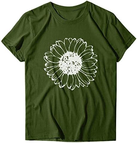 Camisetas para mulheres para mulheres de camiseta gráfica em fit mais tamanhos de gestão de tripulante básica Tops de manga curta de verão Camiseta