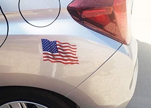 Sonoran Souvenirs American Flag Holographic Car Decal