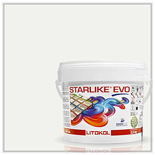 Star Like Evo Epoxy Grout 100 Bianco Assoluto Classic Collection 2,5 kg - 5,5 lbs