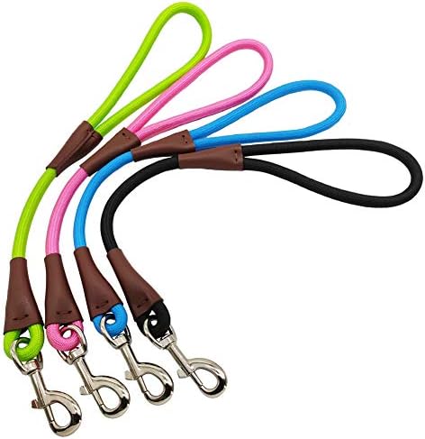 Btinesful Short Dog Leash-18, 24 polegadas de treino de nylon de 24 polm