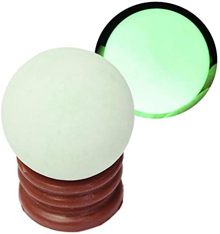 Waga 1 pcs brilho na esfera luminosa de quartzo de bola escura para decoração de mesa de mesa