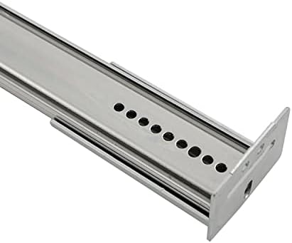 Hickory Hardware Center Montante slide de gaveta pesada, gabinete e cômoda Slide com pista de deslizamento para um aberto fácil e um fechamento suave, 14 polegadas