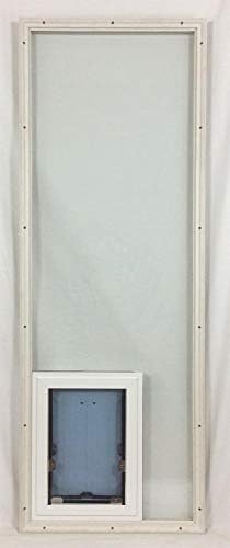 Painel de vidro da porta francesa com porta de estimação maxseal