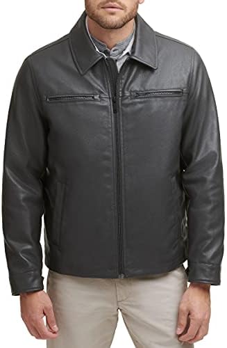 Dockers Men James Faux Leather Jacket