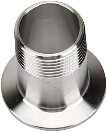Adaptadores de 1/2 -2 para aquecedor de aço inoxidável higiênico SS304 Male Ferrule Pipe Fittings Tri-Clamp DN50-775