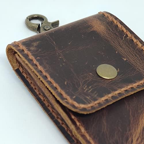 Caixa de coldre de couro holsterical para huawei y7a, capa de telefone de couro genuíno, estojo de bolsa de couro