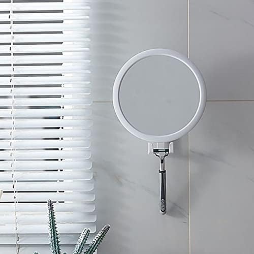 Miaohy espelho de banheiro ajustável Tipo de parede Auto -adesivo espelho com copo de sucção espelho de barbear dobrável
