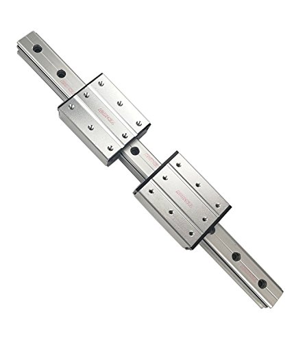 Trilho linear de eixo duplo de dez altos 2100 mm LGR16 Rail linear + 2 x LGB16-4UU Bloco de transporte de 150 mm para impressora 3D